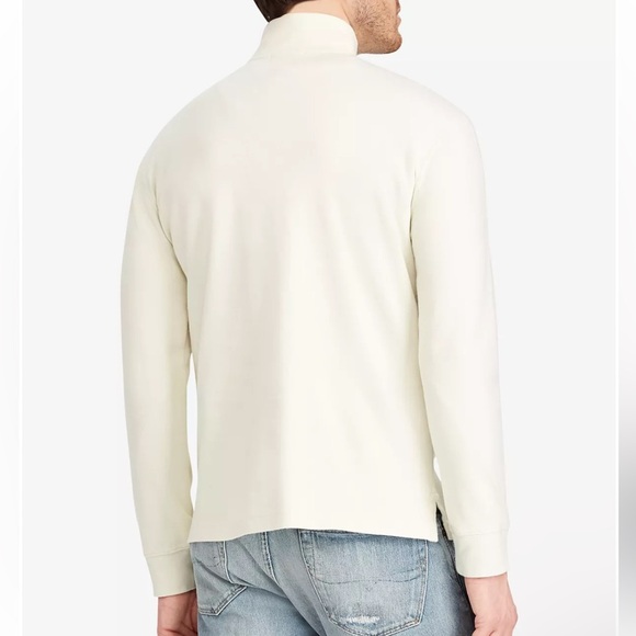 White polo Ralph Lauren zip pullover cardigan size xl - Picture 5 of 5